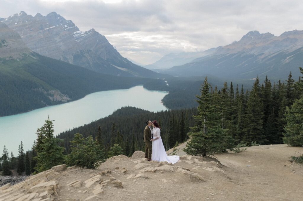 Top Locations for Wedding Photography in Alberta - Peyto Lake - Banff National Park