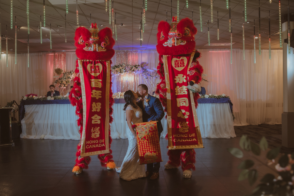 Vietnamese wedding Lions dance Mirage banquet edmonton