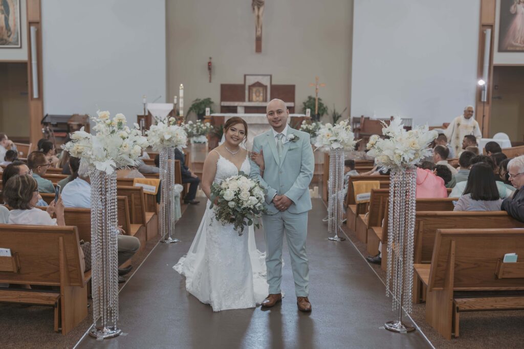 Wedding at Corpus Christi church Wedding Edmonton