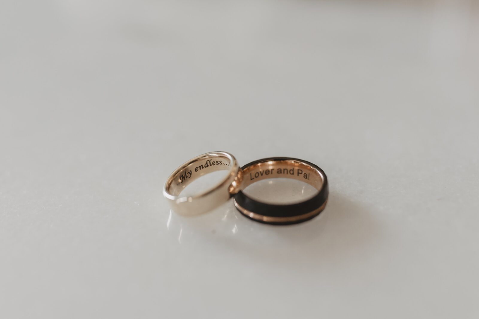 Wedding rings from Vandenberg's Jewelers