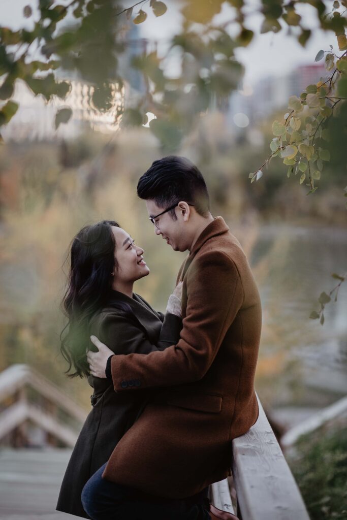 Walterdale Bridge Edmonton Engagement Photo Session Timeless Tales Creatives 10