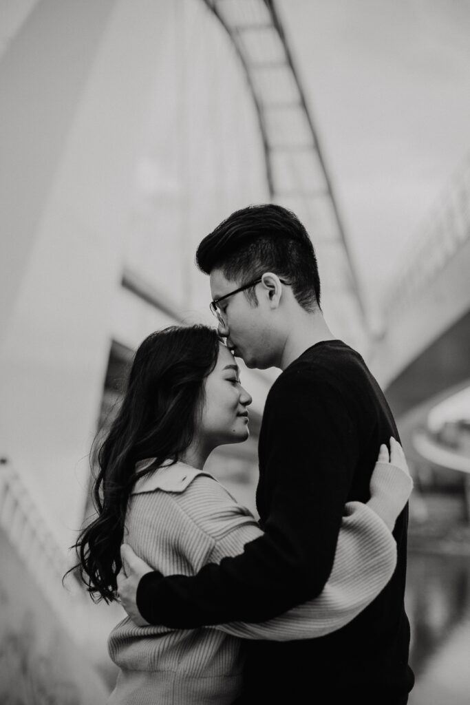 Walterdale Bridge Edmonton Engagement Photo Session Timeless Tales Creatives 3