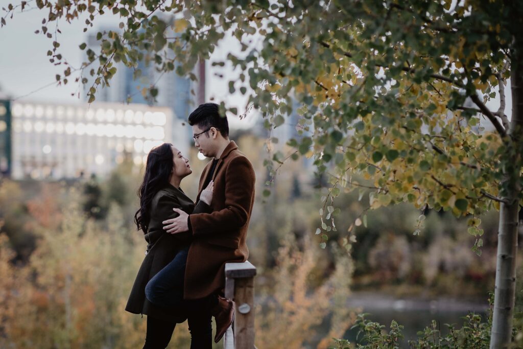 Walterdale Bridge Edmonton Engagement Photo Session Timeless Tales Creatives 9