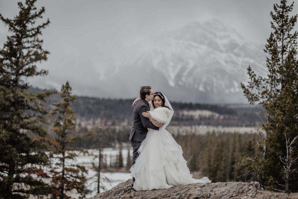 Top Locations for Wedding Photography in Alberta - Jasper Fairmont Park Lodge wedding photos - Timeless Tales Creatives
