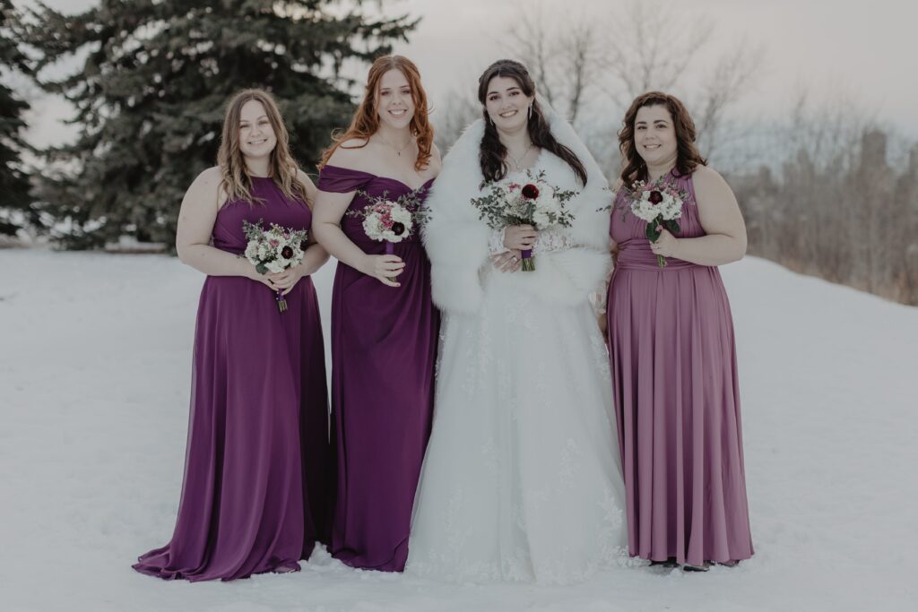 Winter Wedding photography tips for edmonton seasons