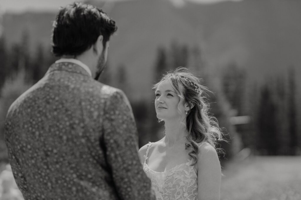 Banff outdoor wedding photos