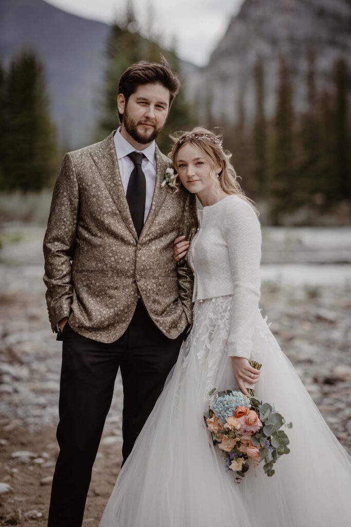 Elegant mountain wedding