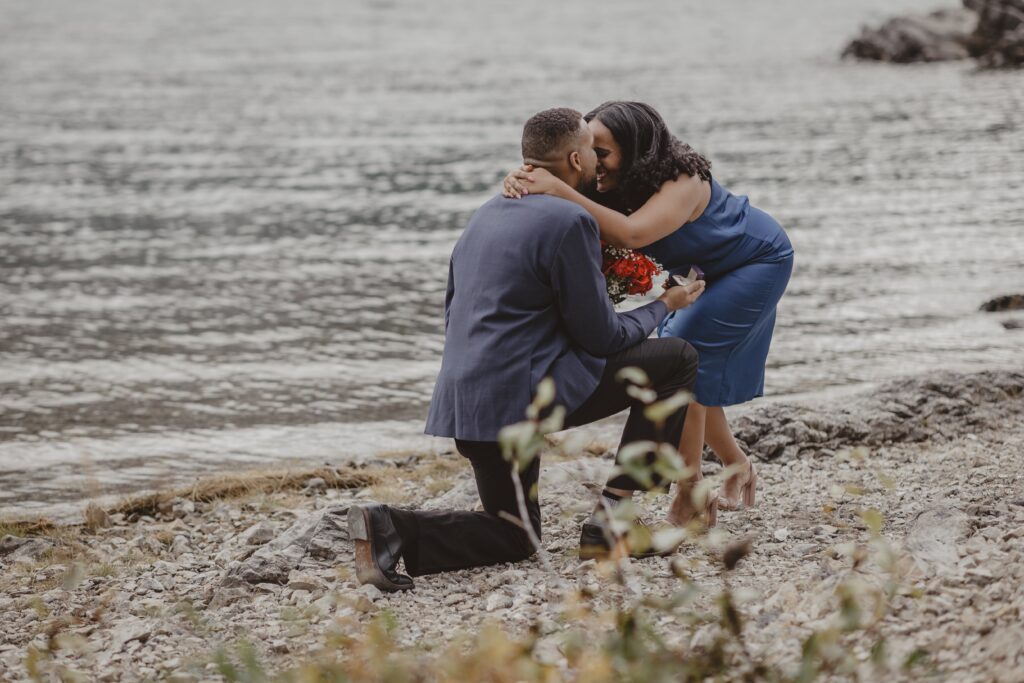 proposal photos banff Alberta