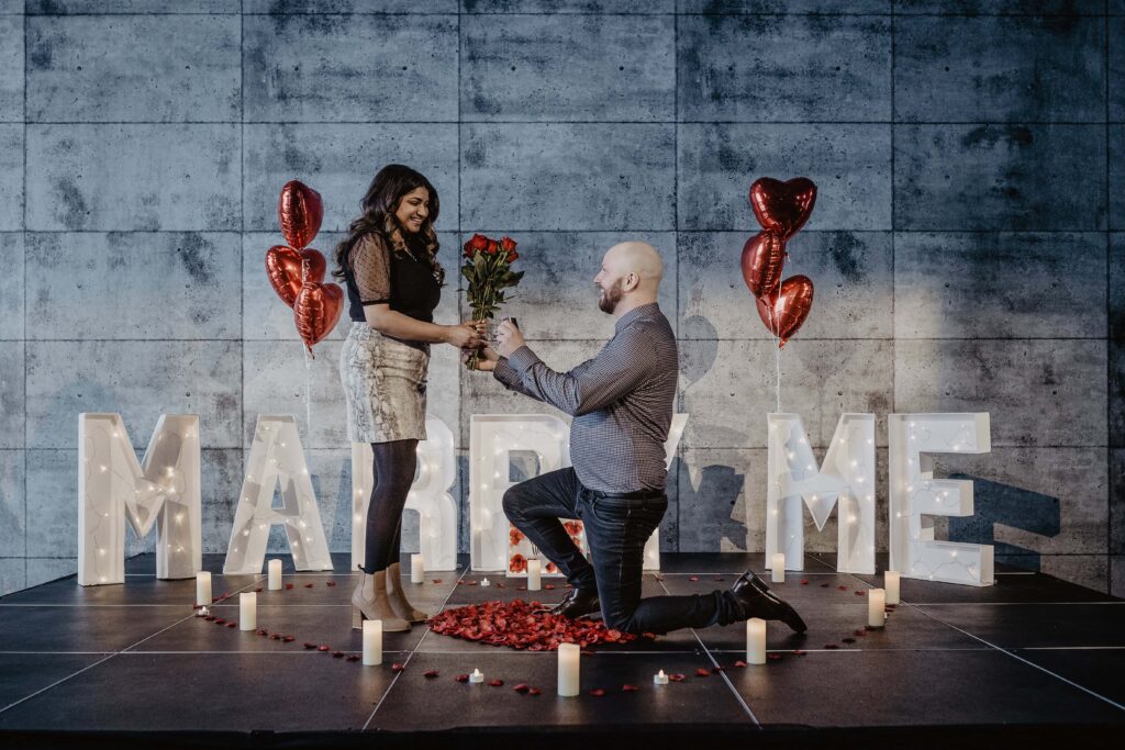 Surprise Proposal in Edmonton Photographer capturing surprise proposal in Edmonton