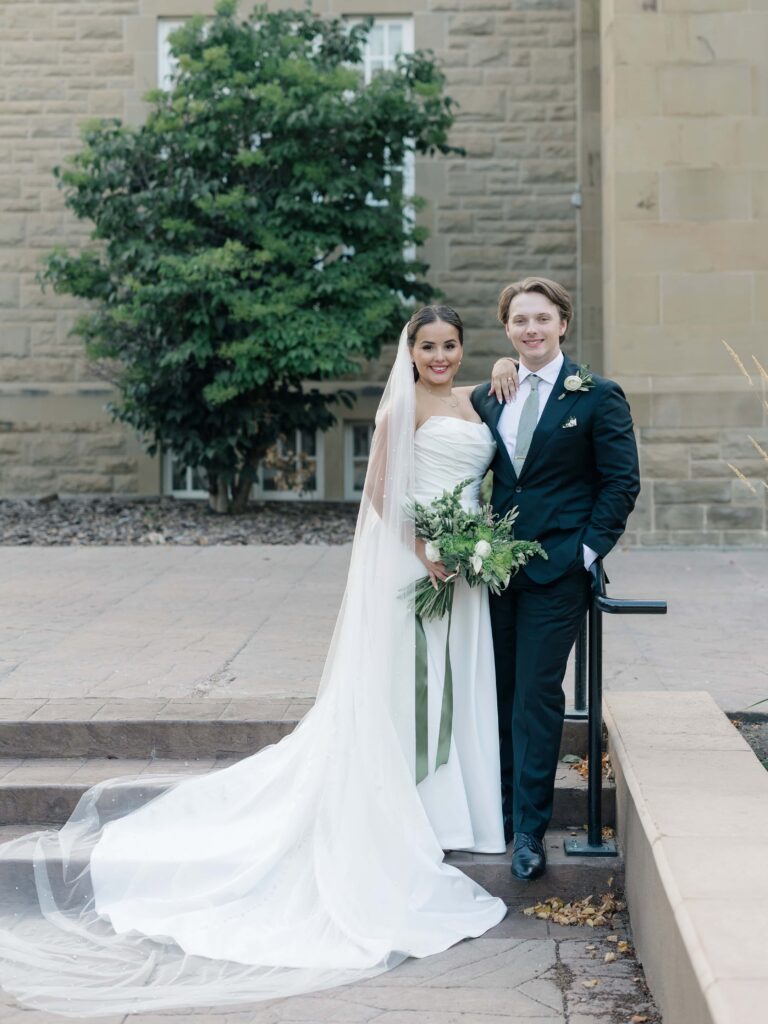 Wedding Day Portraits at Government House in Edmonton